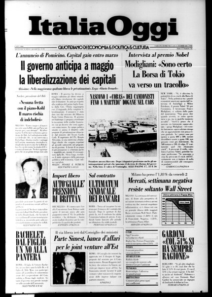 Italia oggi : quotidiano di economia finanza e politica